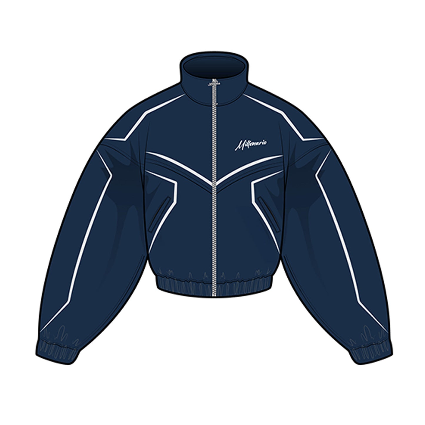 Signature Track Jacket - Navy Blue